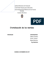 Cristalizacion de Los Materiales PDF