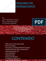 Seminario Hemoderivados