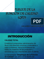 Despliegue en Función de La Calidad (QFD)