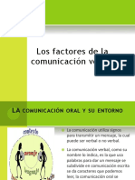 Los Factores de La Comunicación Verbal