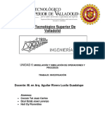 Modelacion y Simulacion de Operaciones y Procesos