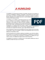 La Humildad