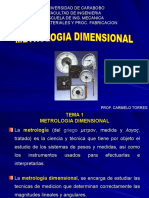 Tema 1 Metrologia Dimensional PDF