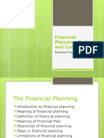 Financial Planning Tools and Concepts