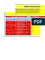 SED-050 Battery String Calculator - v12.0