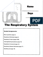 Respiratory System Packet 14 PDF