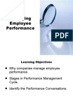 Managing Employee Performance