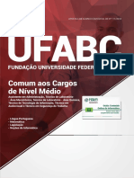 Universidade Federal Do Abc Ufabc SP 2018 Comum Aos Cargos de Nivel Medio PDF