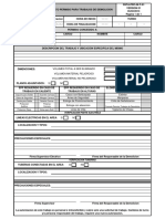 Formato Permiso para Trabajos de Demolicion PDF