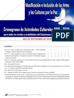 DGC Cronograma de Actividades Culturales 2019-2020 PDF