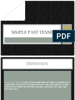 Simple Past Tense