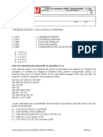 Avaliação - CENTRO CNC 2011 - para Os Alunos para o CAI