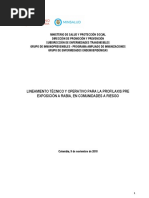 Lineamiento Tecnico Operativo Profilaxis Rabia PDF