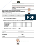 Prueba Tercero Basico Unidades de Medidas