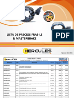 LISTA PRECIOS FRAS-LE & MASTERBRAKE TOTAL (Con Portada) 25apr-16 PDF