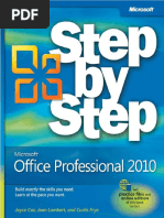 Microsoft Office Professional 2010 Step by Step PDF