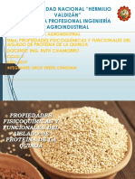 Aislado de La Proteina de La Quinoa Final