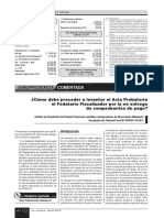 Acta Probatoria Por No Entrega de Comprobantes de Pago PDF