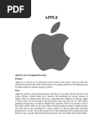 Marketing Mix - Apple