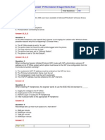 Answer: B, D, E: Exam Name: Exam Type: Exam Code: Total Questions