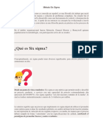 Six Sigma o Seis Sigma PDF