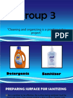 Group 3 Sanitizing