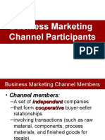 Business Marketing Channel: Participants