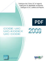 Catalogues - Normes UIC PDF