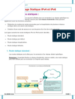 Routage Statique IPv4 Et IPv6 PDF