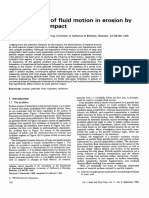 Fundamentals of Fluid Motion in Erosion by Solid Particle Impact PDF