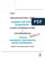 BeOn Supplier Selftraining Program - Forms PDF