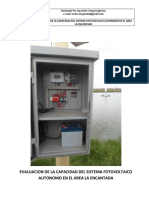 Evaluacion de La Capacidad Del Sistema Fotovoltaico Autonoma en La Encantada PDF