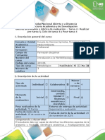 Guía de Actividades y Rúbrica de Evaluación - Tarea 4