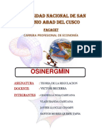 Informe Sobre OSINERGMIN San