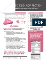 ESHA PDCAAS Cheat Sheet