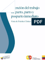 Atenci+ N Del Trabajo de Parto. GPC PDF