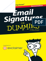 EMail Signature For Dummies