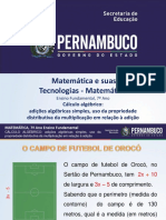 Cálculo Algébrico Adições Algébricas Simples, Uso Da Propriedade Distributiva Da Multiplicação em Relação À Adição