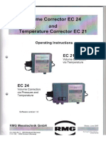 Manual Corrector de Volúmen EC24 y Corrector de Temperatura EC21