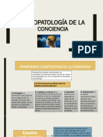 Psicopatología de La Conciencia