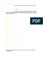 Algoritmo en MATLAB para La Aproximacion Lineal Por El Metodo de Los Minimos Cuadrados PDF