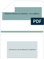 Metodos Alternos de Solucion A Los Conflictos