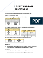 Simple Past and Past Continuous