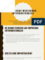 Empresas Mexicanas Internacionales PRESENTACION