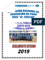 Reglamento Interno 2019