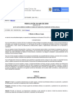 Resolucion 18-1495 de 2009