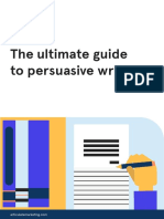 The Ultimate Guide To Persuasive Writing