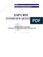 SAP CRM INTERVIEW QUESTIONS Hands On Tip PDF