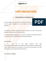 Comptabilite Emprunt Obligataire