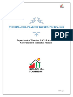 Himachal Pradesh Tourism Policy 2019